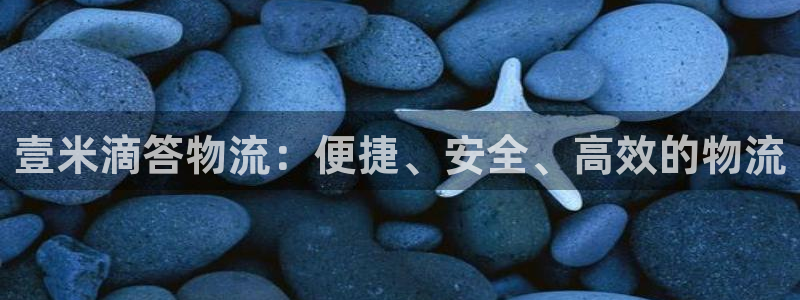 豪门国际app怎么注销：壹米滴答物流