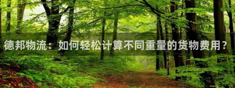 豪门国际加拿大官网：德邦物流：如何轻