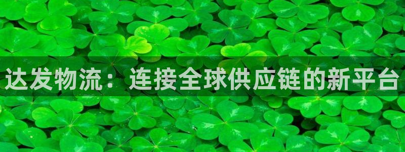 豪门国际ccm游戏：达发物流：连接全球供应链的新平台